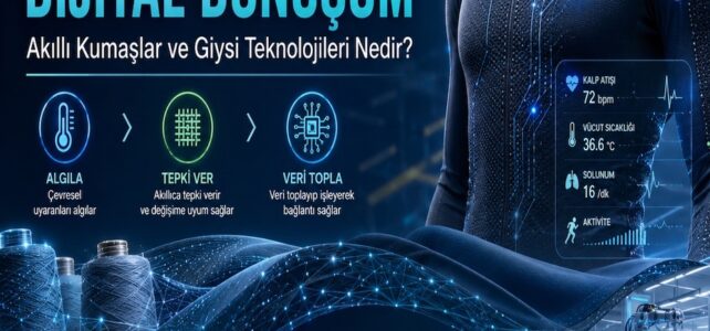 Tekstilde Dijital Dönüşüm: Akıllı Kumaşlar ve Giysi Teknolojileri Nedir? Tekstilde Dijital Dönüşüm: Akıllı Kumaşlar ve Giysi Teknolojileri Nedir?